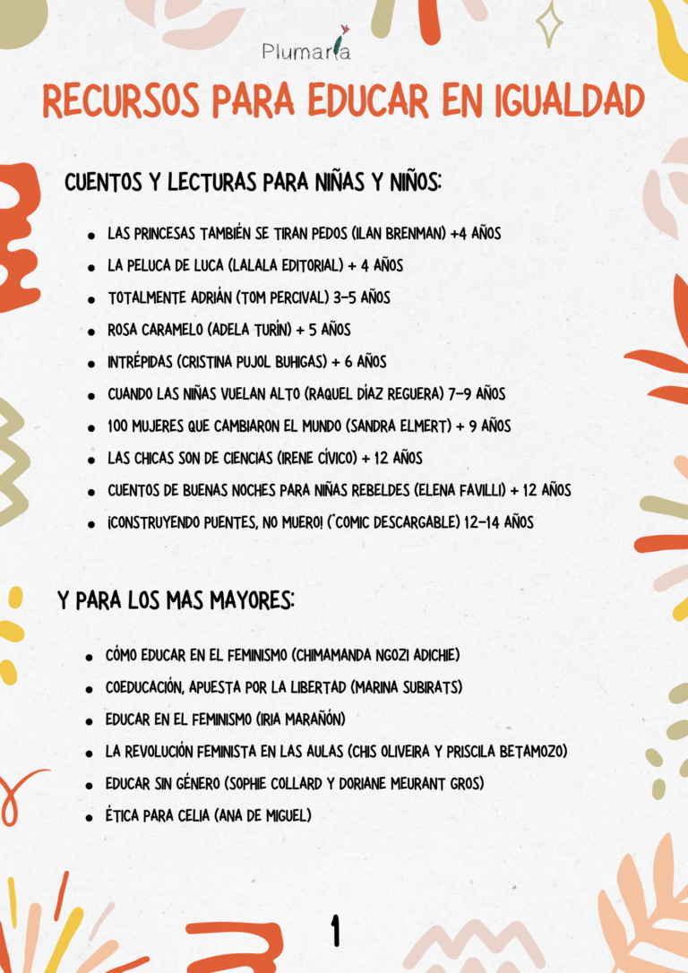 Recursos para educar en igualdad 1